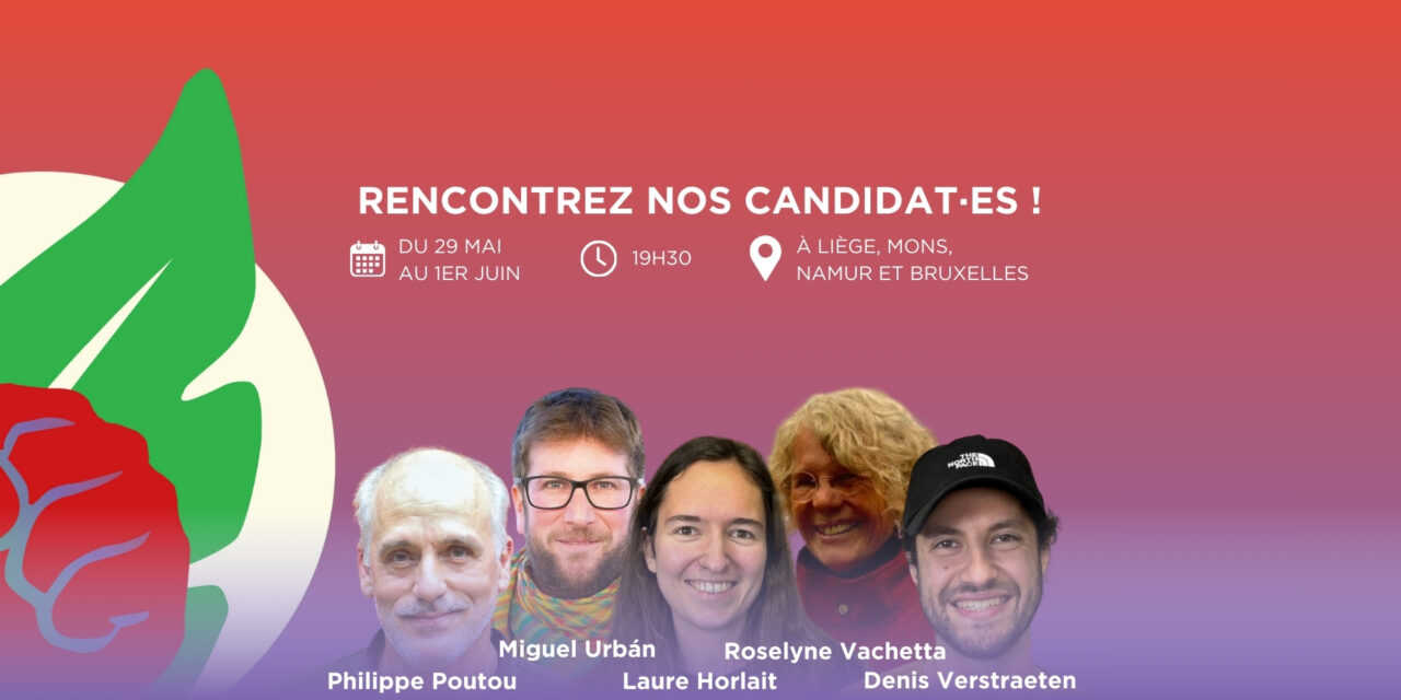 Tournée de meetings de la Gauche anticapitaliste : venez rencontrer nos candidat·es !